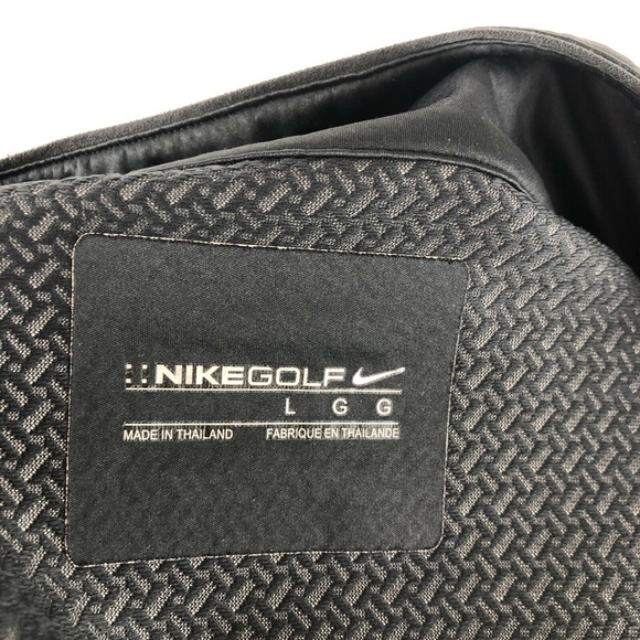 Nike Golf 1/2 Zip Black Gray Long Sleeve Jacket - Picture 10 of 12